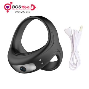 Vòng rung tam giác đeo dương vật sạc điện Triple Loop