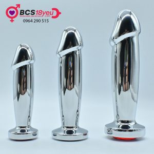 Dương vật inox đồ chơi anal plug nam nữ