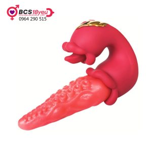 Đồ chơi tình dục nữ máy rung massage Melusa (lưỡi rung ngoáy vòi bạch tuột)